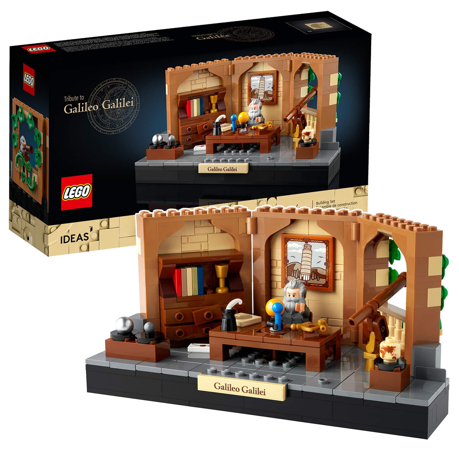 ▻ LEGO Ideas promotional set 40595 Tribute to Galileo Galilei