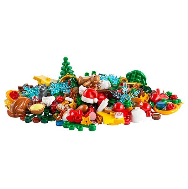 LEGO тематична полиетиленова торбичка 40609 Коледна забавна VIP добавка: първо изображение