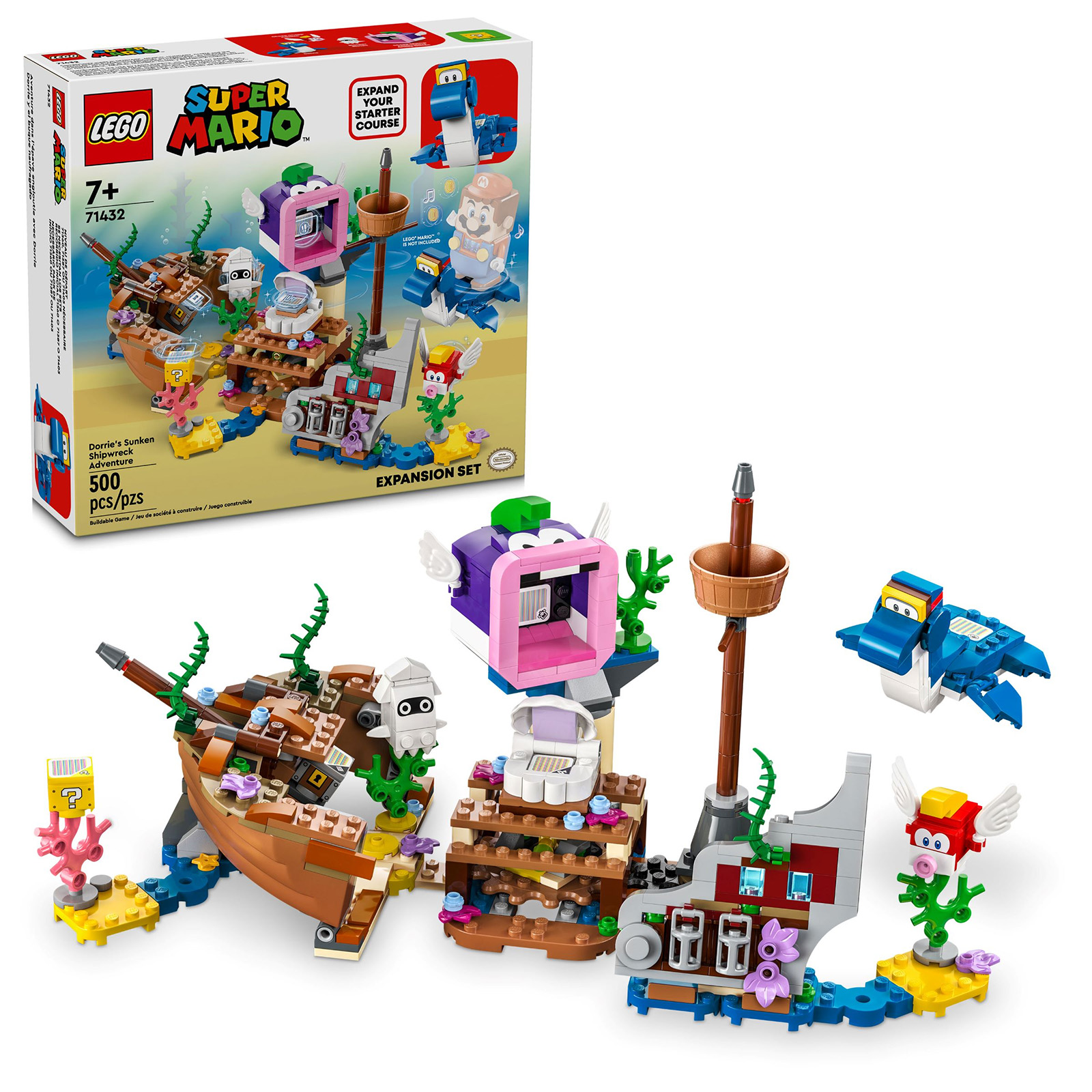Nintendo s'associe avec LEGO ! - Page 7 71432-lego-super-mario-dorrie-sunken-shipwreck-adventure