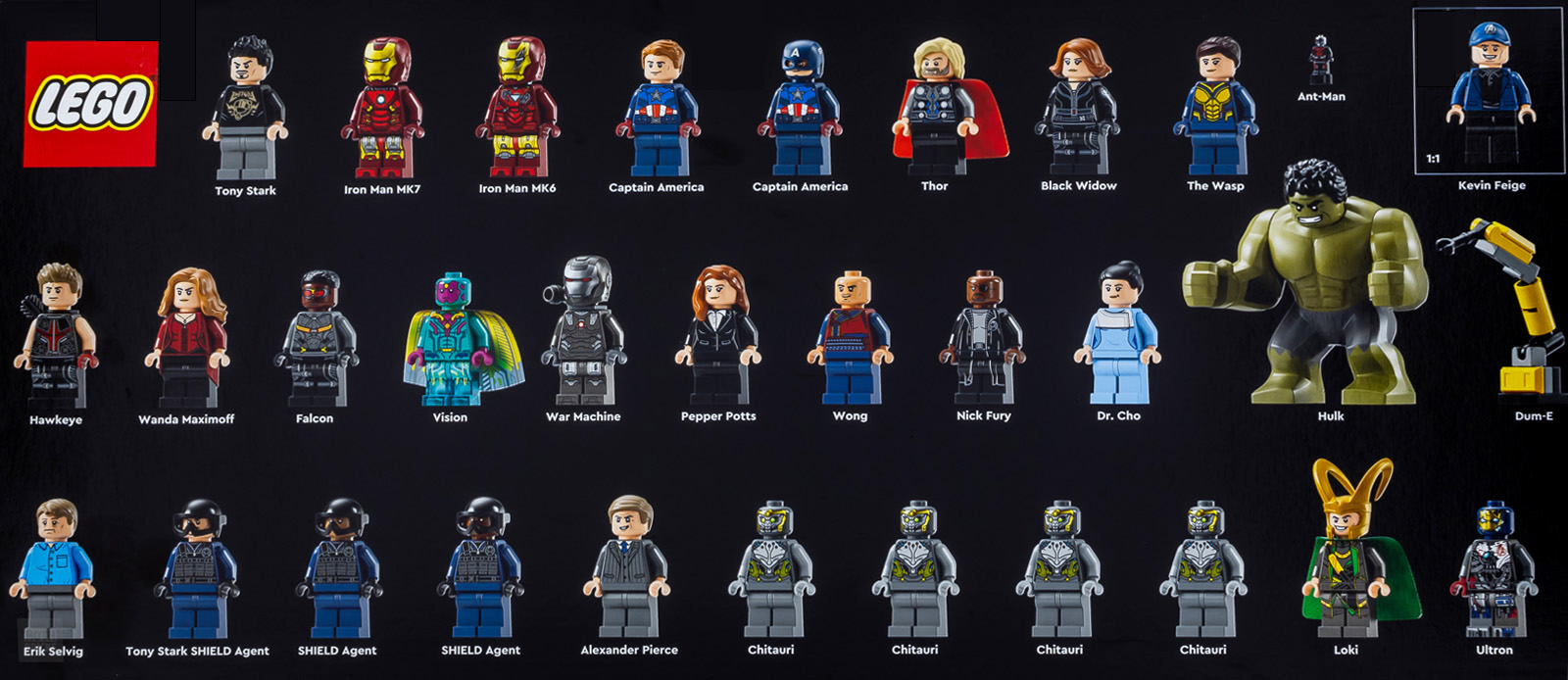 Collection mini figurines LEGO Marvel n2