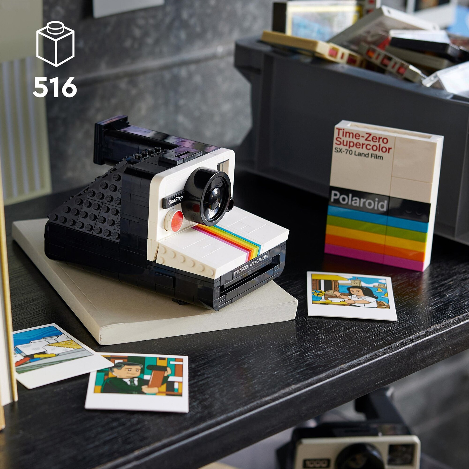 ▻ Cámara LEGO Ideas 21345 Polaroid OneStep SX-70: imágenes oficiales  disponibles - HOTH BRICKS