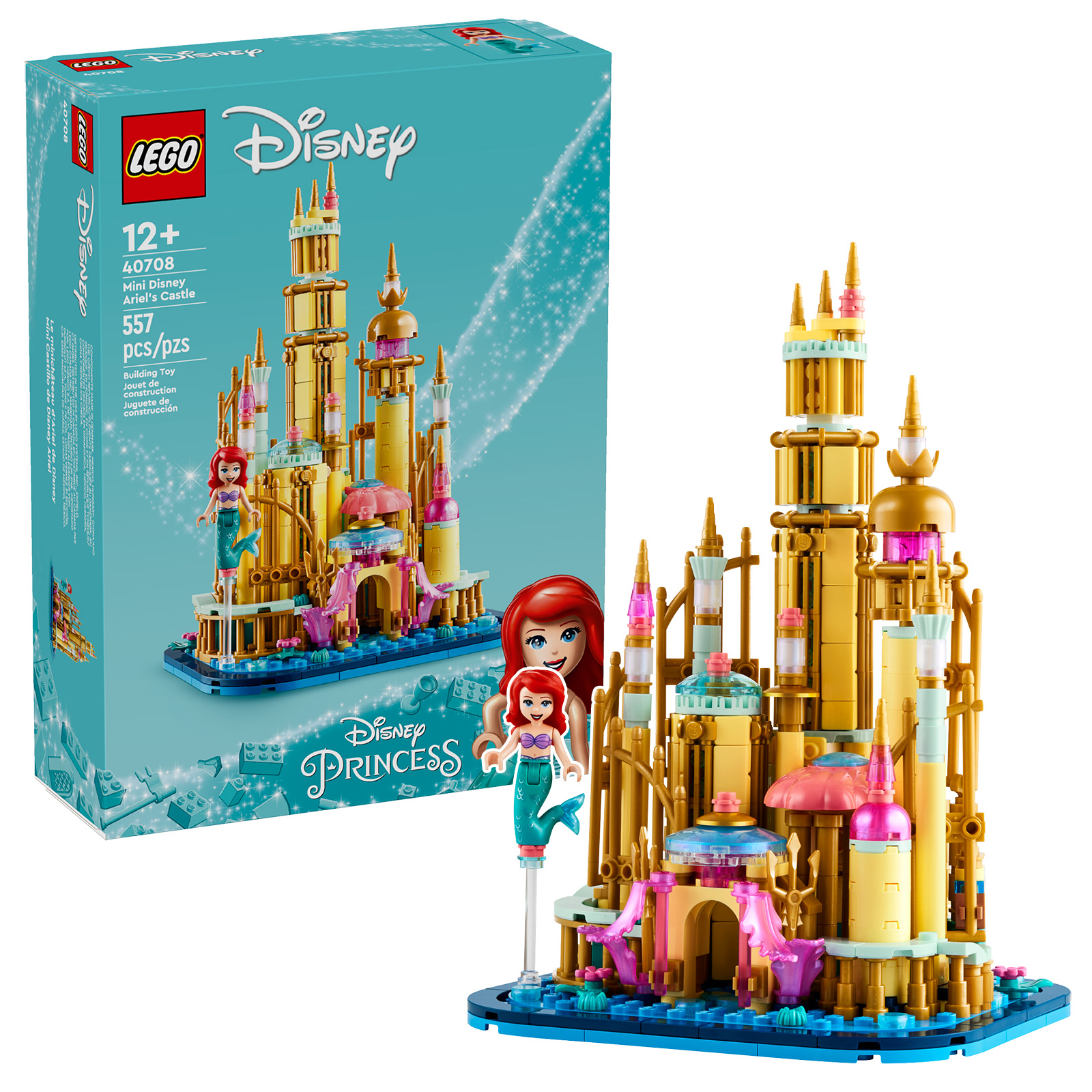 ▻ LEGO 40708 Mini Disney Il castello di Ariel: il set è online sullo Shop -  HOTH BRICKS