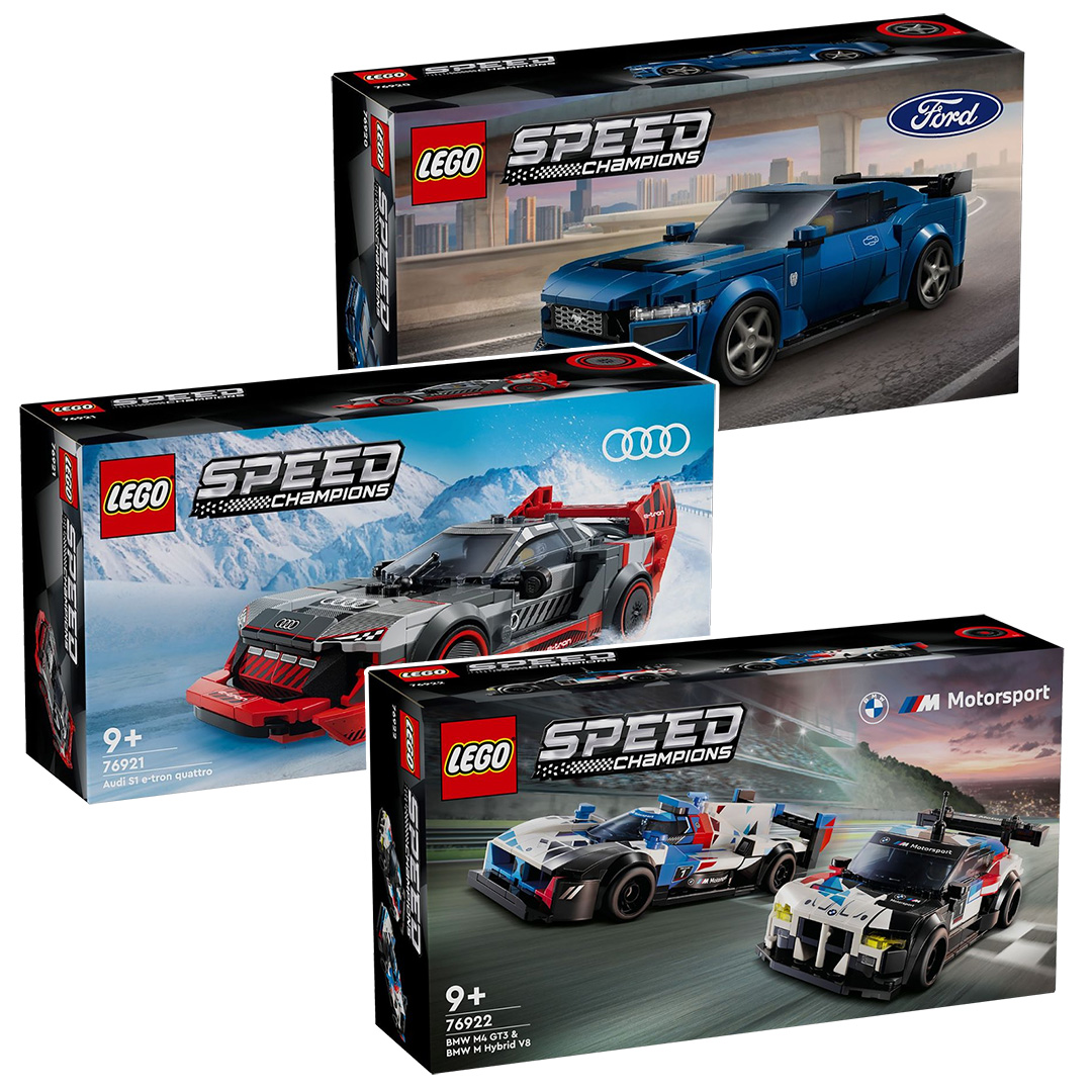 LEGO Speed Champions 2024 sets: BMW, Audi, Ford & Formula 1!