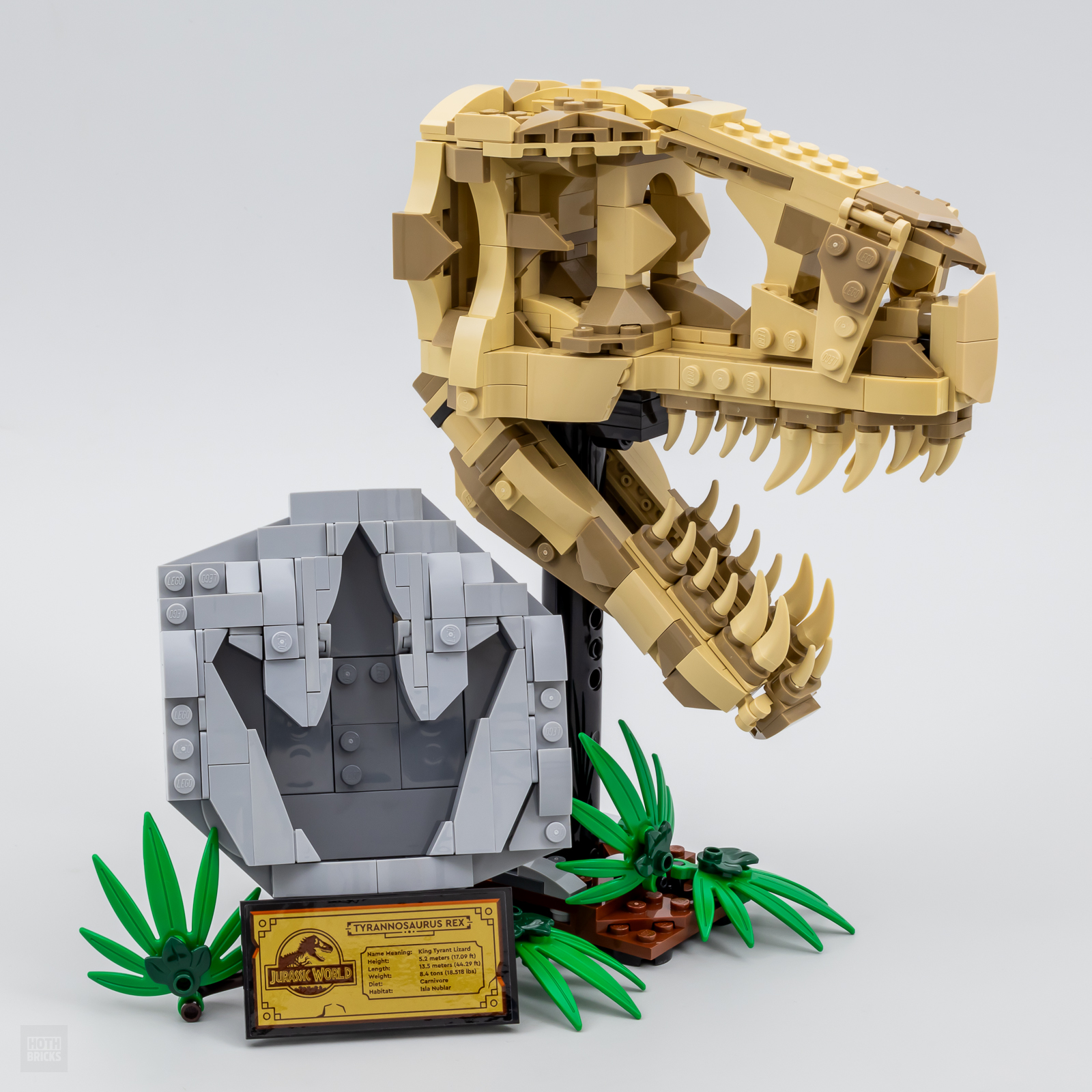 A buildable T. Rex Skull is part of the January 2024 LEGO Jurassic World  release - Jay's Brick Blog