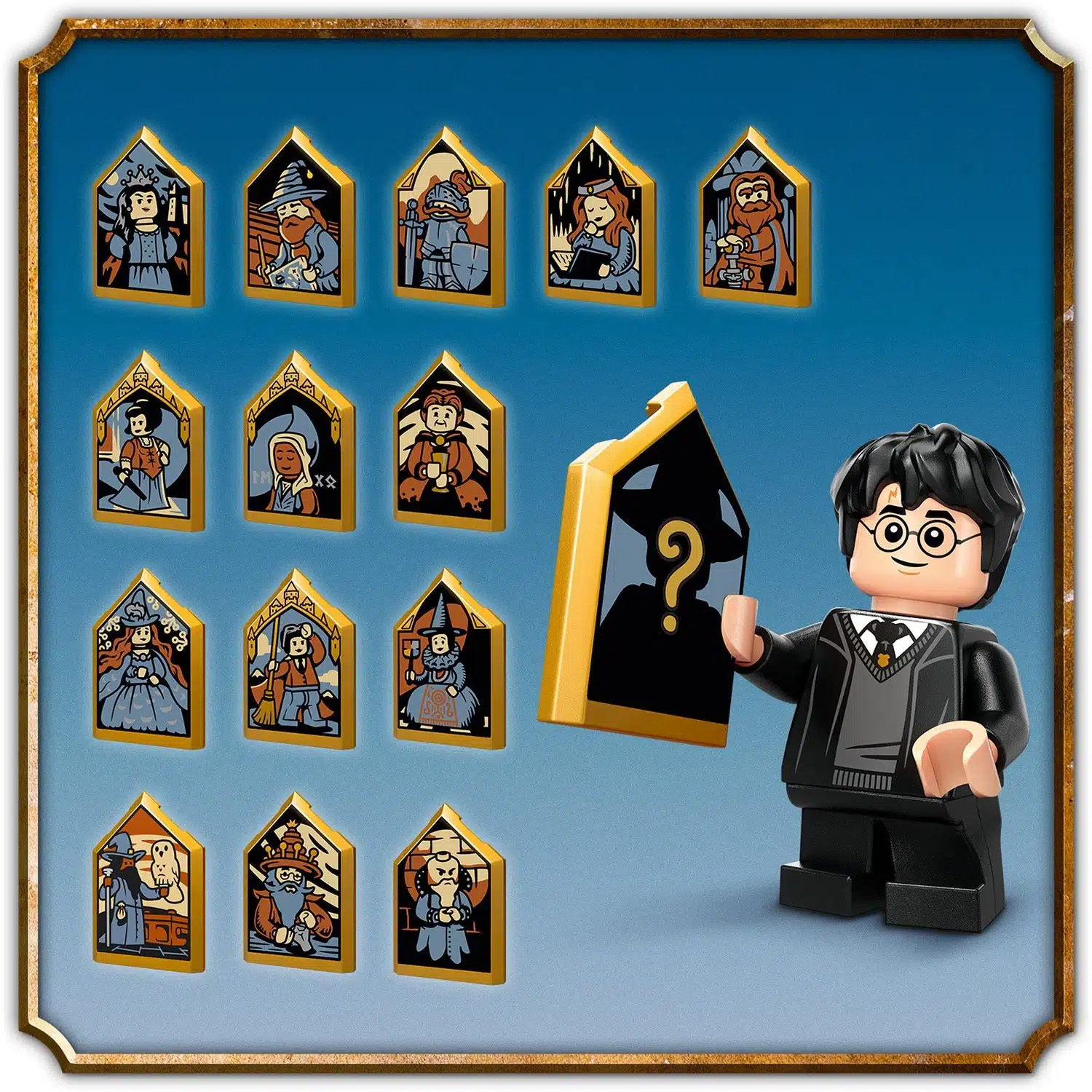 LEGO Harry Potter 2024 gros plan sur les nouveaux portraits à