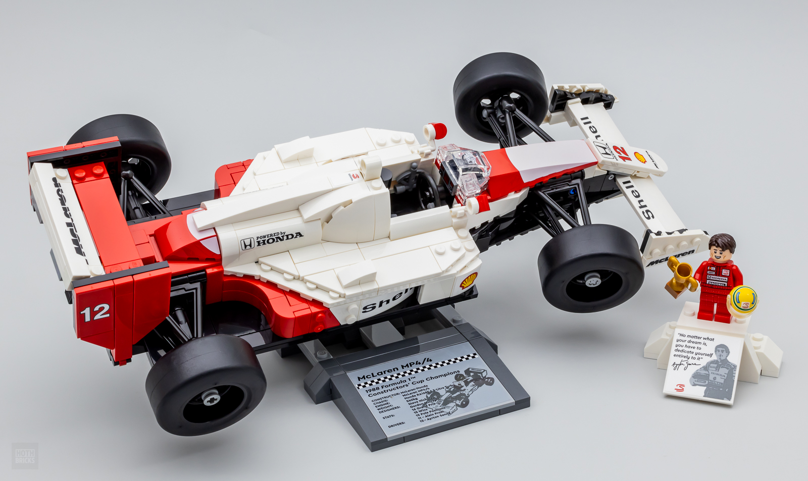 McLaren MP4/4 & Ayrton Senna 10330, LEGO® Icons