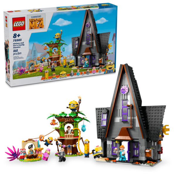 75583 lego despicable me 4 minions gru family mansion