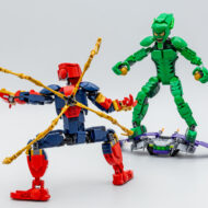 lego marvel 76284 green goblin 76298 iron spider man construction figures review 4