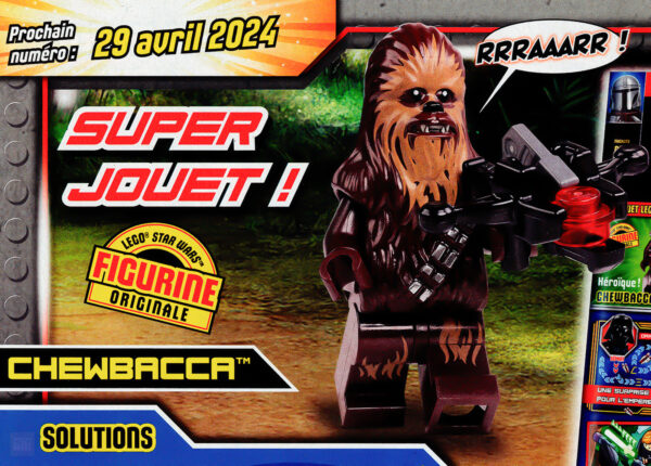 lego starwars magazine avril 2024 chewbacca minifigure