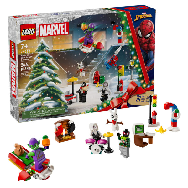 76293 lego marvel spider man advent calendar 2024 1