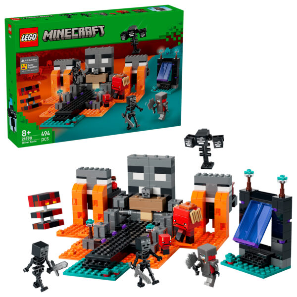 Lego Minecraft Hoth Bricks, set de construction avec personnages et éléments Minecraft, parfait pour les fans de jeux de construction et d'aventure pour enfants de 8 ans et plus.