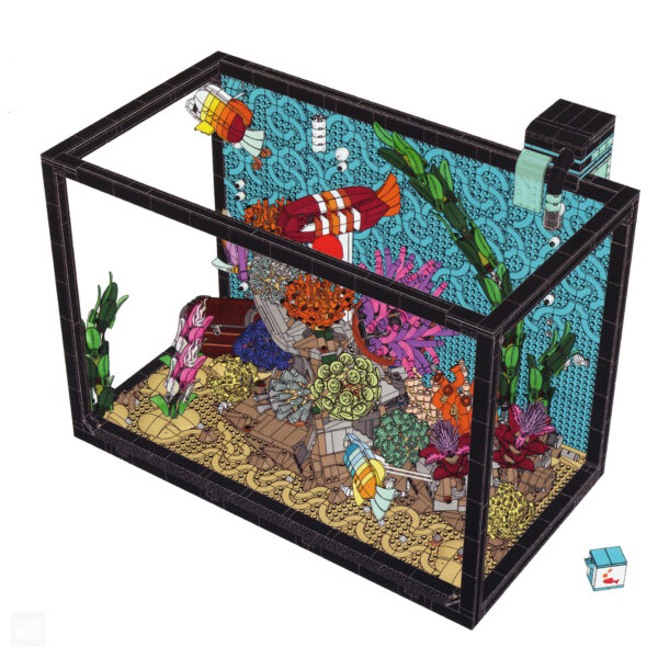 5009823 lego fish tank filter fish food gwp review 5