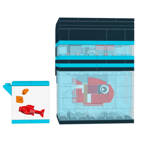 5009823 lego fish tank filter fish food gwp 5