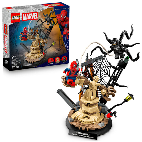 76334 lego marvel epic battle spider man vs sandman 1