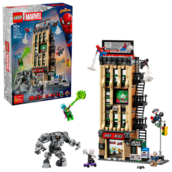 76342 lego marvel spider man vs mysterio the daily bugle 1
