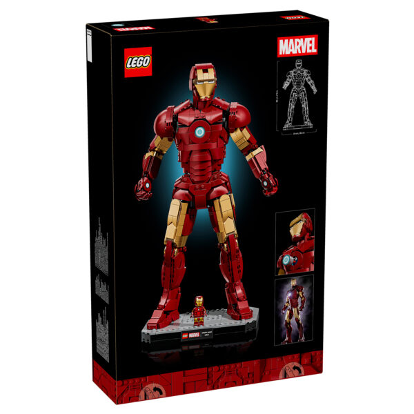 76344 lego marvel iron man mark 3 collectors edition 4