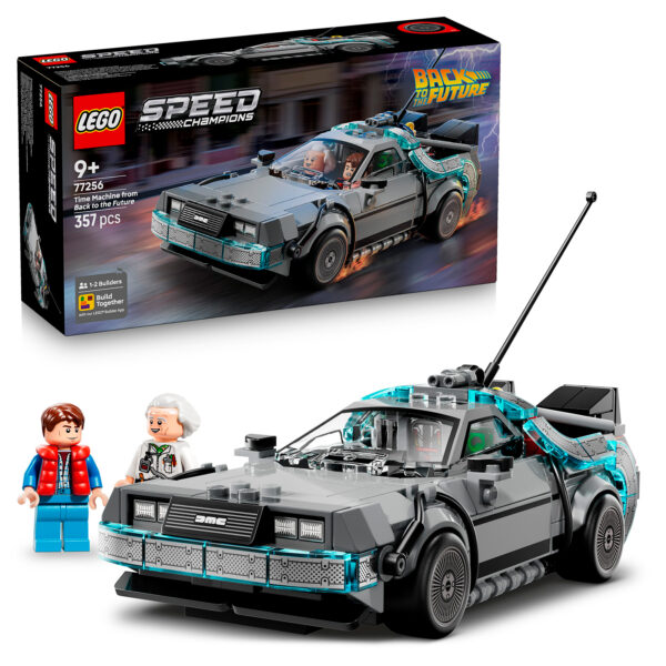 77256 lego speed champions time machine from back to the future 1