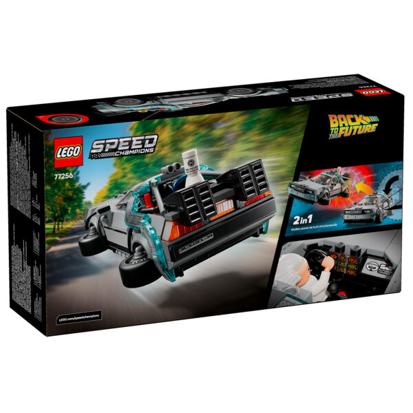 77256 lego speed champions time machine from back to the future 2