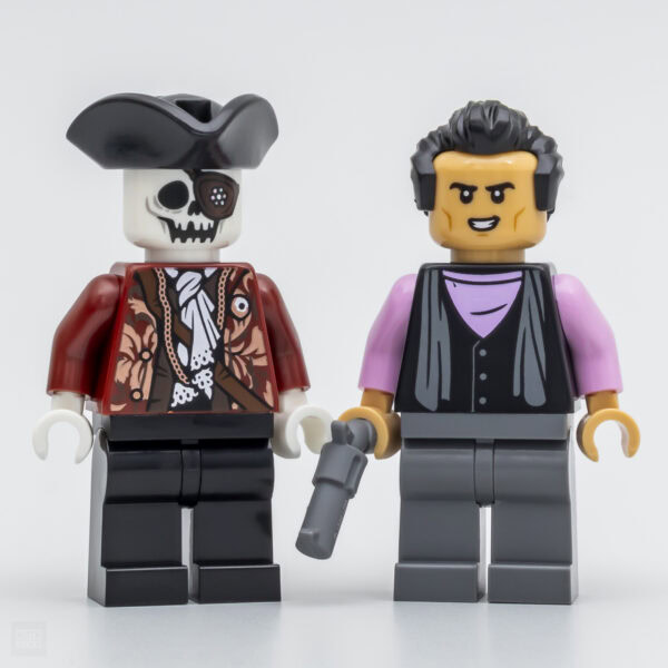 Pirate et gangster en LEGO, jouets de collection, figurines de construction pour enfants, design créatif HOTH BRICKS, décor de storytelling, cadeaux uniques.
