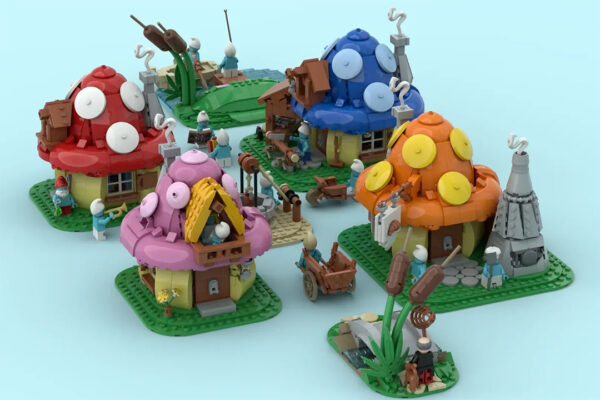 lego ideas smurf village