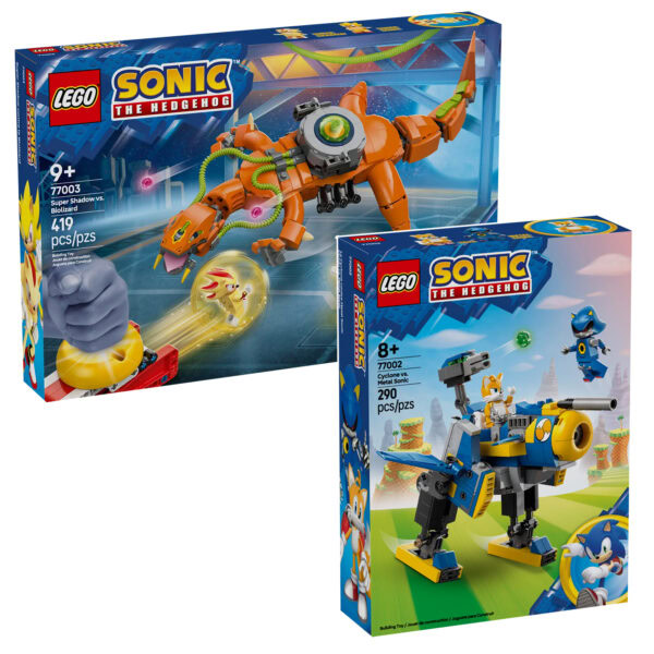 Lego Sonic le Hérisson sets de construction, machines, et figurines pour enfants, parfaits pour les fans de jeux vidéo et de jouets éducatifs.