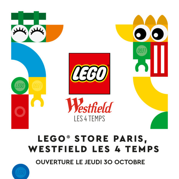 lego store paris westfield les 4 temps ouverture octobre 2025