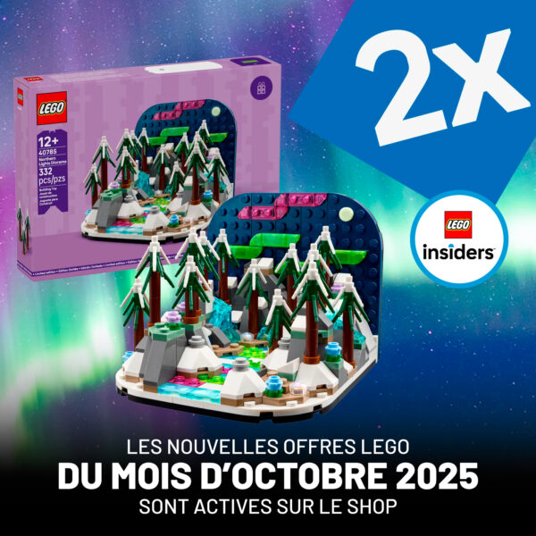 offre lego 4786 northern lights diorama octobre 2025