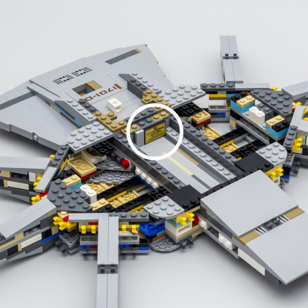 10356 lego icons star trek next generation enterprise mistake sticker