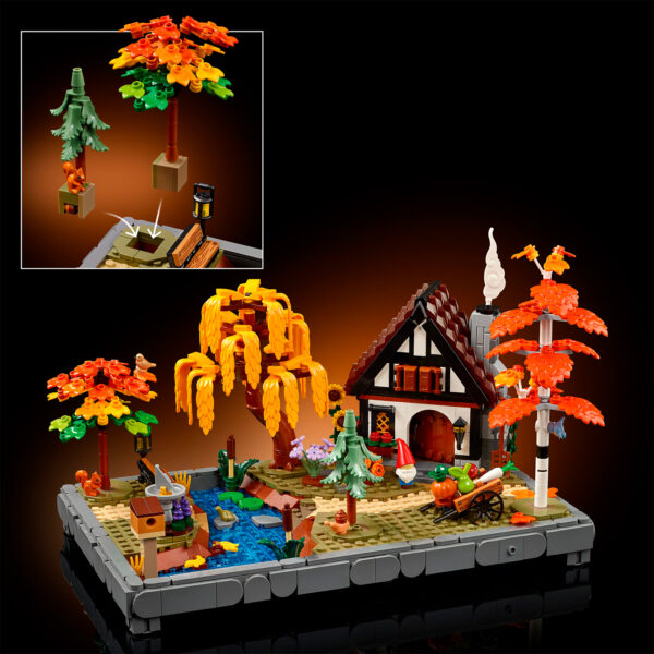 11372 lego icons autumn cottage garden 3