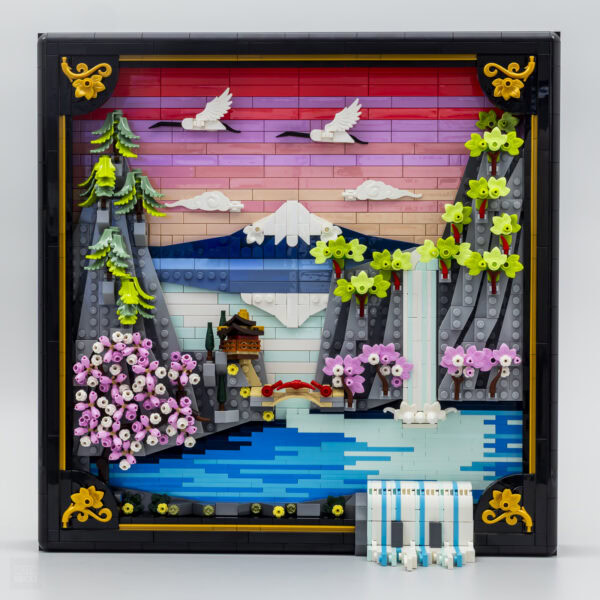 31218 lego art japanese cherry blossom landscape review 7