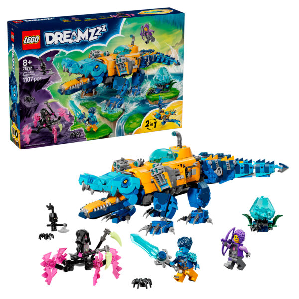 71512 lego dreamzzz 71512 crocodile submarine 1