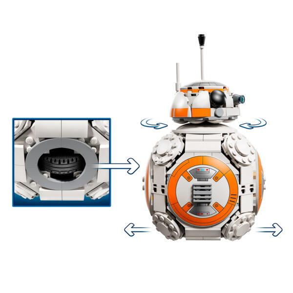 75452 lego star wars bb 8 astromech droid 3
