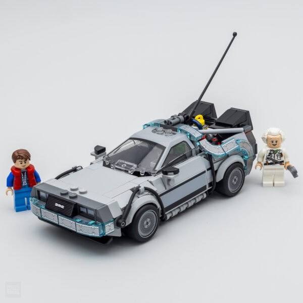 77256 lego speed champions time machine from back to the future review 1