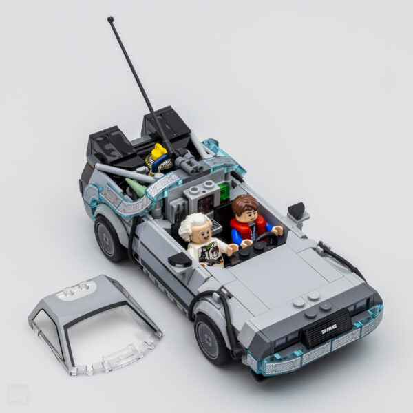 77256 lego speed champions time machine from back to the future review 6
