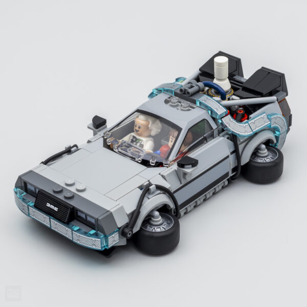 77256 lego speed champions time machine from back to the future review 7