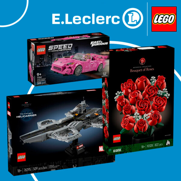 Chez E.Leclerc : 25% en ticket E.Leclerc sur une sélection de produits LEGO