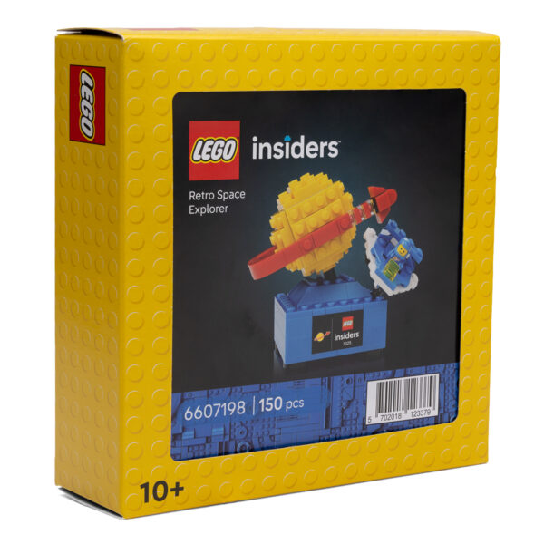 Véritable aventure Lego dans l'espace avec le coffret Lego Insiders Retro Space Explorer, boîte de 150 pièces, parfait pour les enfants de 10 ans et plus, innovations en briques Lego.