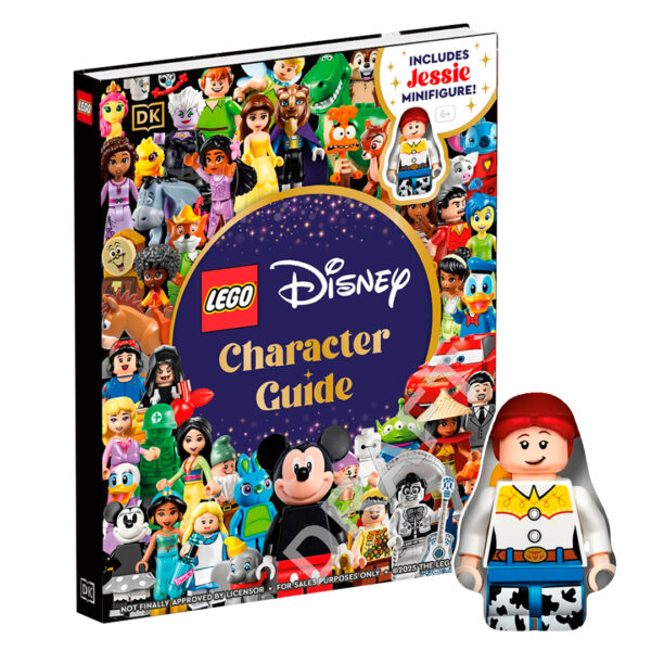 lego disney character guide book jessie minifig