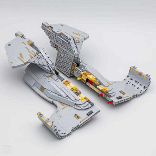 lego icons 10356 star trek next generation uss enterprise ncc1701d review 3