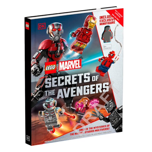 lego marvel secrets of the avengers book exclusive minifigure
