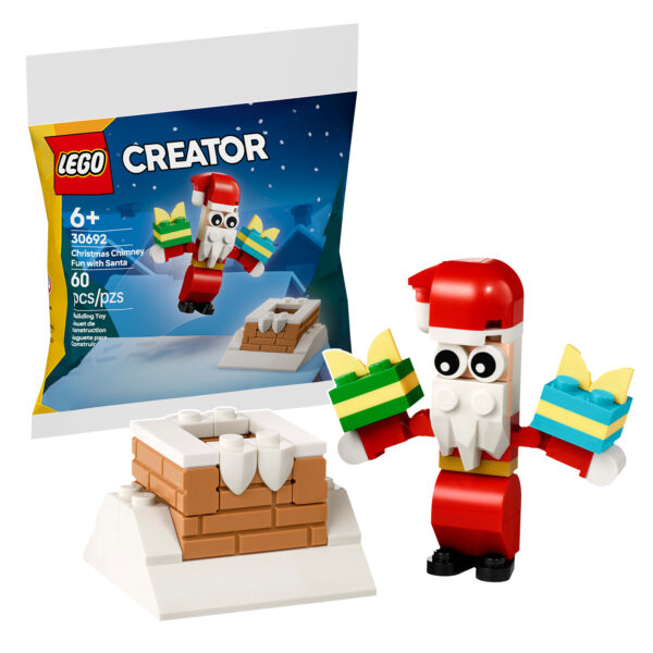 30692 lego creator christmas chimney fun with santa polybag gwp