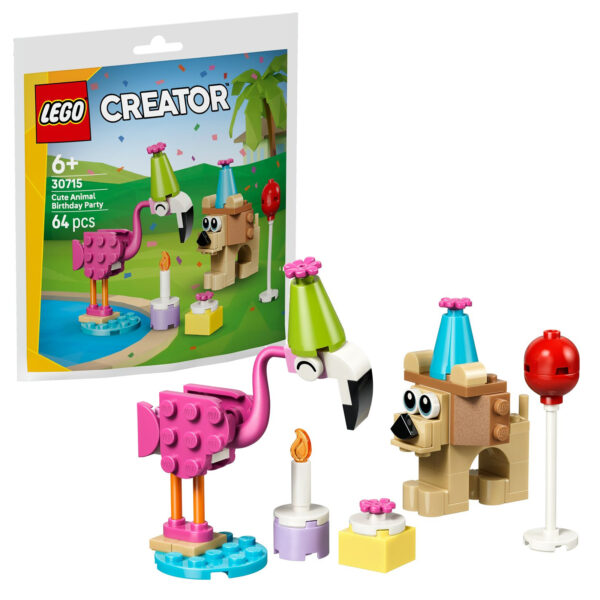 30715 lego creator cute animal birthday party polybag 2026