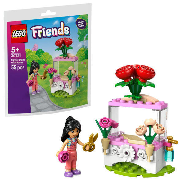 30721 lego friends flower stand with roses polybag 2026