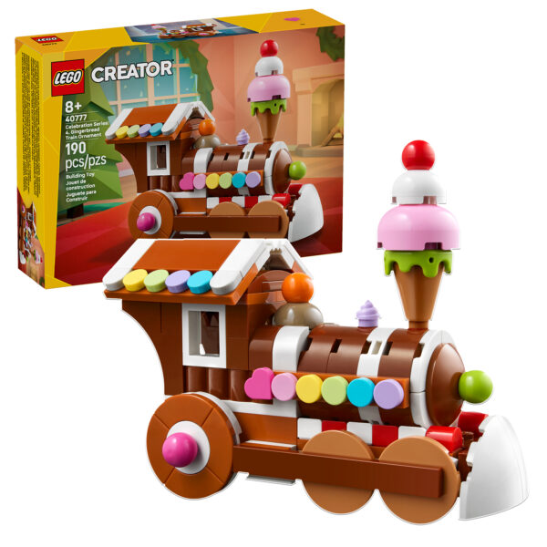 Sur le Shop LEGO : le set promotionnel LEGO Creator 40777 Celebration Series: Gingerbread Train Ornament est en ligne