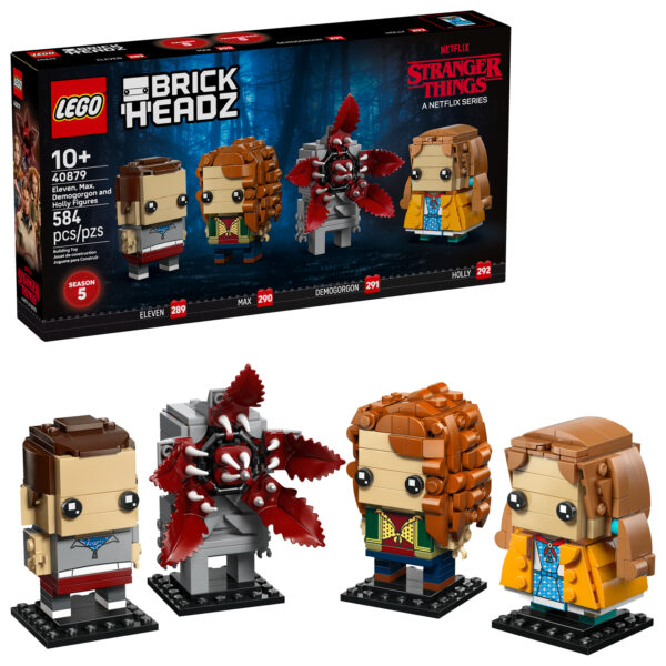 40879 lego stranger things brickheadz eleven max demogorgon holly figures 1