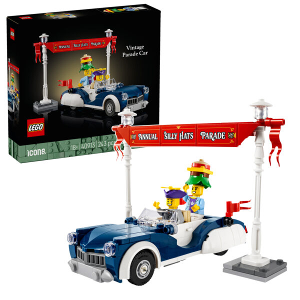 Sur le Shop LEGO : le set promotionnel LEGO ICONS 40913 Vintage Parade Car est en ligne