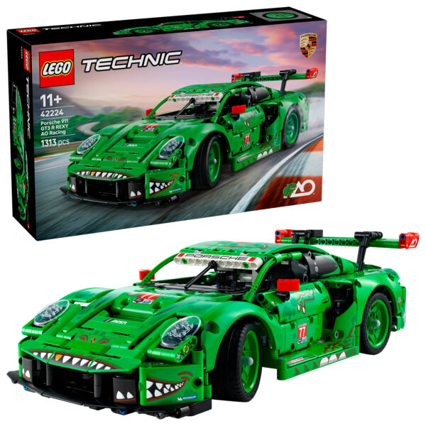 42224 lego technic porsche 911 gt3 r rexy ao racing 1
