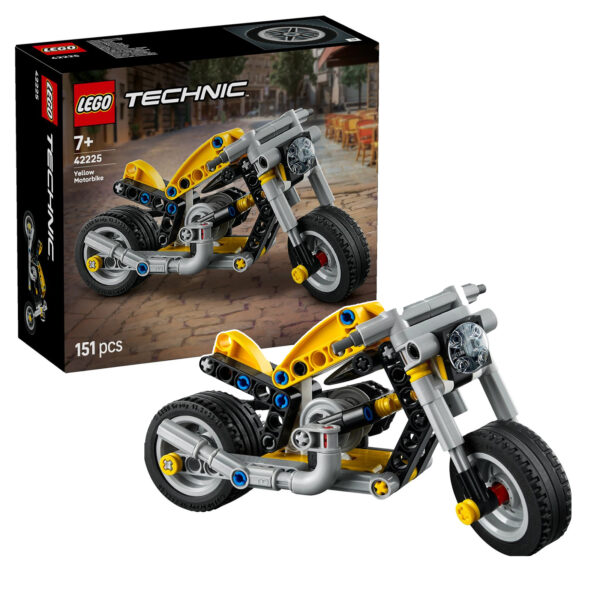 42225 lego technic yellow motorbike