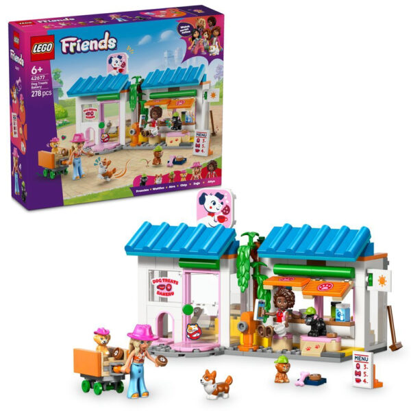 42677 lego friends dog treats bakery