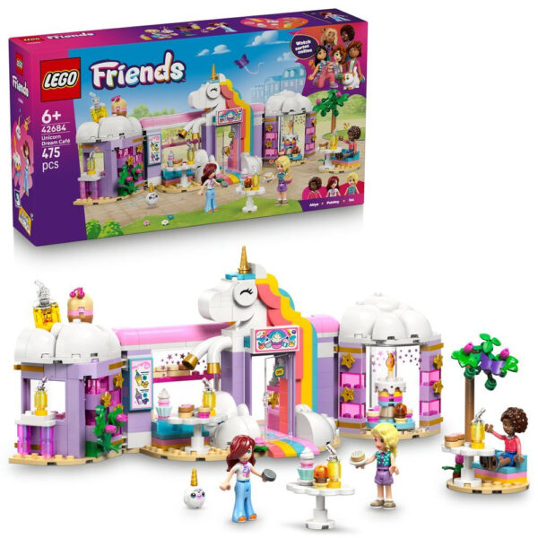42684 lego friends unicorn dream cafe